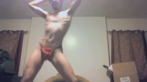 Skinny Asian Twink's Birthday Striptease 2