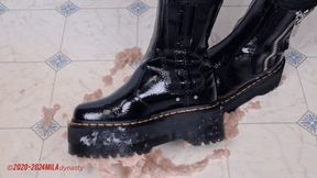 Mila in Doc Martens - Meat pate (View 2)