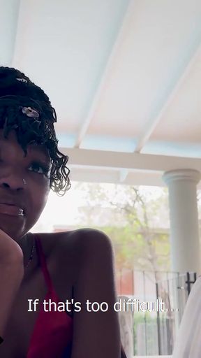 Hairy Pussy Black Teen Riding Big White Cock American In Interracial Fuck   Clip 1