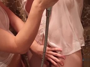 Tiny Bi Teen Fucks Girl In Shower ft. Zina Berlin