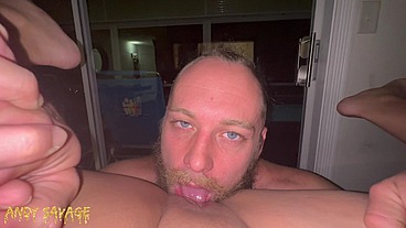 FEMALE POV pussy eating Orgasm from Blue Eye White guy