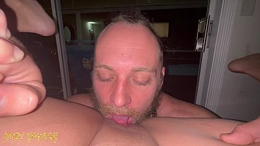 FEMALE POV pussy eating Orgasm from Blue Eye White guy