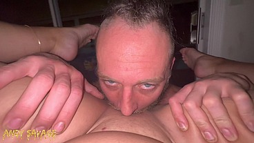 FEMALE POV pussy eating Orgasm from Blue Eye White guy