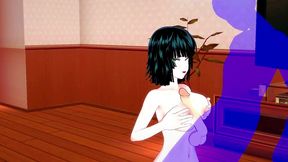 one punch-man hentai - fubuki boobjob - japanese asian manga anime game porn