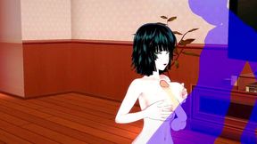 one punch-man hentai - fubuki boobjob - japanese asian manga anime game porn