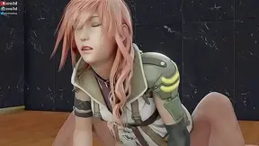 Lightnings Forbidden Pleasure Unleashed in Fiery Final Fantasy Encounter