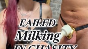 FAILED MILKING IN CHASITY