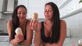 ICE CREAM IN THE MOUTH (bj)