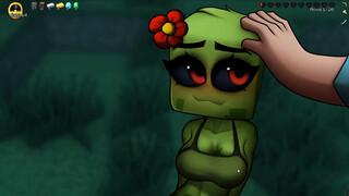 HornyCraft [Parody Hentai game ] Ep.10 minecraft creeper girl loves pat on the head