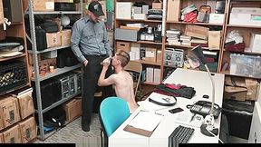 YoungPerps - Blonde Twink Fucked By Hung Security Guard