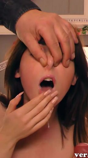 Key moment from "Petite German Amateur Teen Picked Up For Car Threesome - Mmf"