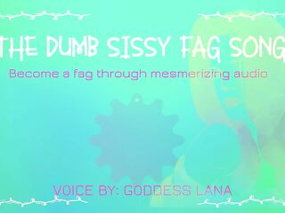 The Dumb Dumb Sissy Fag Song Become a Fag Through Audio