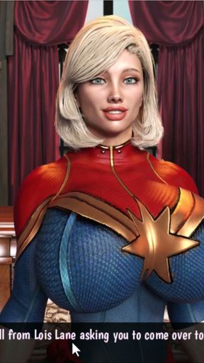 Cockham Superheroes #2 I need to decide who is sexier - shot a massive load cum on Ms. Lane   Clip 2