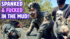 Town Whore Flogged & Fucked in the Mud