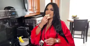 Tattooed Barbie Garcia rides huge cock all night