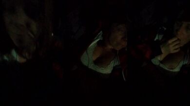 Milf getting off in public