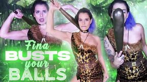 POV Huntress Fina Busts Your Balls (HD MP4)