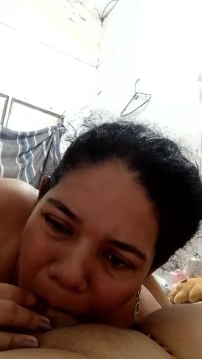 Powerful moment from &quot;Beautiful girlfriend sucking deep throat&quot;