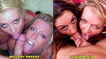 2 Girls 1 Camera - Volume 16 - Two Girl Double Blowjobs - Two Full Scenes