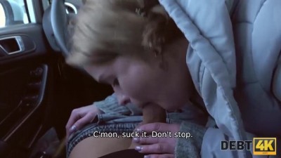 Debt4k: Sexy Babe Pays Off Her Big Titty Debt with Wild Action