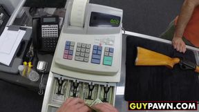 Handsome guy offered a backroom threesome deal by two homos