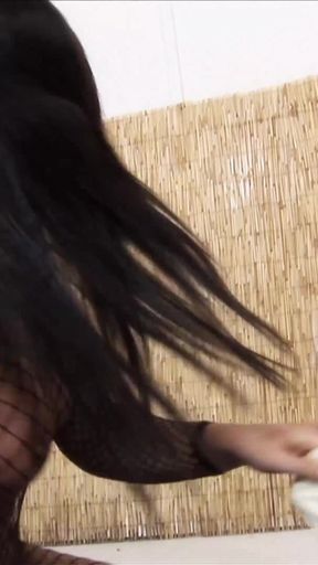 Thrilling moment from "Two kinky chicks know a lot more than karate"