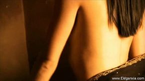 Close up oiled action with Indian babe