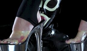 Bad Boys Foot Fetish Dominatrix feeding her slave CHAPTER 1