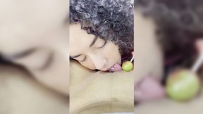 Ebony eats Latina pussy in POV - Lesbian Amateur
