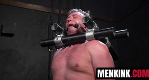 Gagged Grayson Frost bound and dominated by kinky Alex Killian