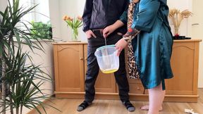 Hot morning juice from your beloved mother-in-law