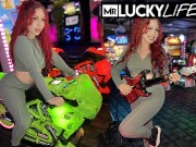 Redhead Gamer Girl Blows Dick