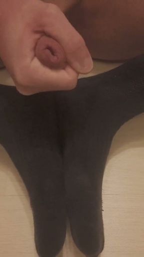 Cum on My Black Socks