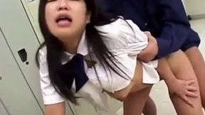 Explore Rin's Sensual Encounter with White Panties and Sucked Stiffness at HotAJP.com