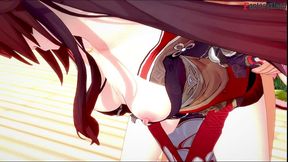 fugue sex at the park - red - honkai star rail - full video and pov version on sheer & ptrn: fantasyking3