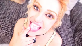 Blonde Bombshell Cherry Kiss Gets Gangbanged Hardcore Till Cumshot Bliss