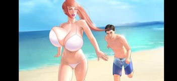 Beach sex with Samantha and Sarah breast Milking lactation outside seaside - Prince of Suburbia Chapter 28