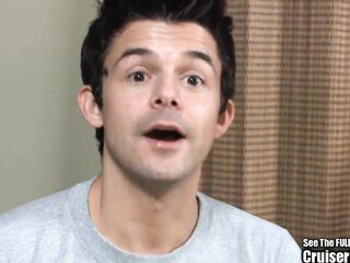 Pleased Homosexual Stud Jerks Off His Large Wang