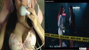 Futanari Reacts to Shemale Getting Her Dick Sucked Hardcore Creampie