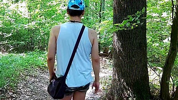 Touching Ass In Forest