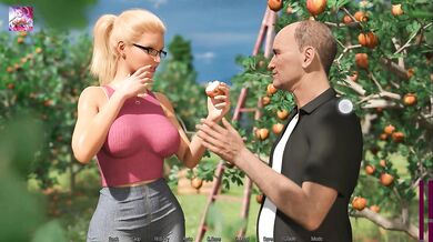 Unexpected orchard visit gets filthy quick with big dick and best titjob