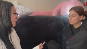 SEPTEMBER AND LOVE - SMOKING WHILE CHATTING TOGETHER