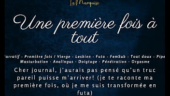 Une premi&egrave_re fois &agrave_ tout - French audio porn futa