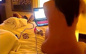 Katrina trina webcam of herself on bed showing ass and teasing
