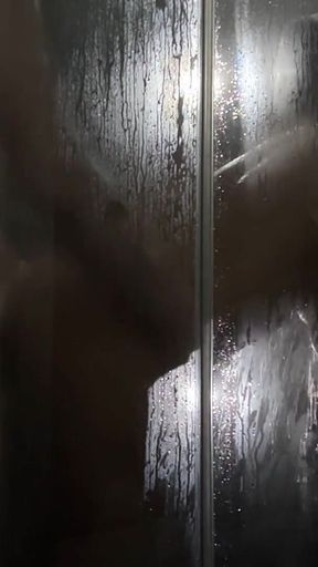 Dick Slipped Into Soapy Vagina of Petite Brunette