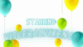 Loving & Popping My Mylar Hearts