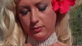 Busty Blonde MILF Gets Pounded Deep on Patio Chair