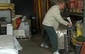 80s Sekretaerin im Lager