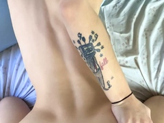 Tight ass brunette amateur Angel Hott