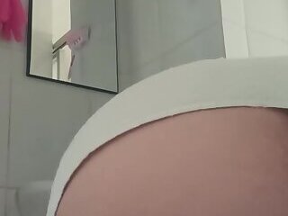 Mature Woman Waxing in the Shower